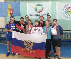 Команда Молодёжной палаты поселения заняла II место в турнире по волейболу