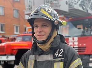 Старший пожарный 42 ПСЧ ПСО ФПС рассказал о профилактике пожаров