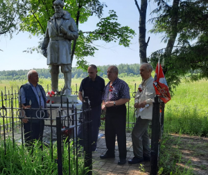 Представители совета ветеранов поселения Вороновское приняли участие в мемориальной акции