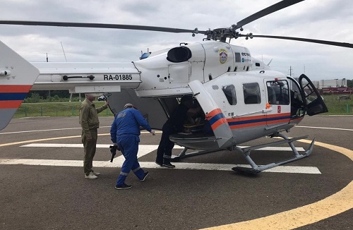 Авиамедицинская бригада помогла жителю Новой Москвы