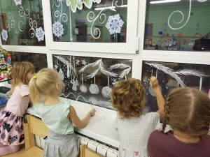 Воспитанники образовательной площадки «Василек» готовятся к Новому году