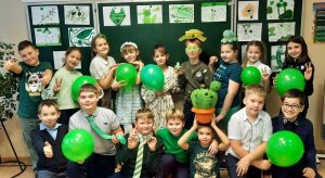 Ученики школы №2073 приняли участие в «Зеленом дне»