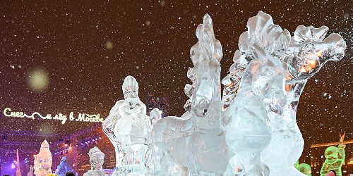 «Активных граждан» приглашают выбрать самую красивую скульптуру на выставке «Снег и лед в Москве»