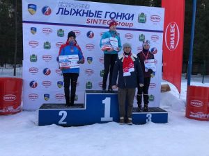 <br>Общественный советник поселения Вороновское заняла 3 место в соревнованиях по лыжам