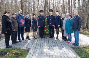 В Новой Москве полицейские почтили память жертв аварии на Чернобыльской АЭС