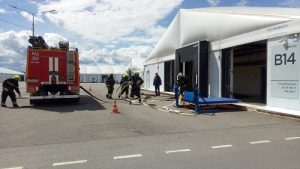 Пожарно-тактические занятия прошли на объекте Московского центра инфекционных болезней «Вороновское»