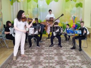 Ученики Вороновской ДШИ выступили в «Васильке»