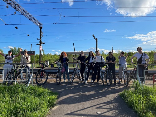 Молодые парламентарии Вороновского провели велозаезд