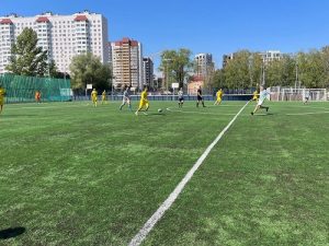 Сотрудники спортивного комплекса «Вороново» поделились видеозаписью футбольного матча