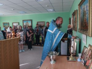 Встречу с гостями Центра реабилитации «Ясенки» провел священник