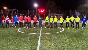 Видеоролик футбольной встречи команд «Олимп» и «Молодежь» доступен к просмотру