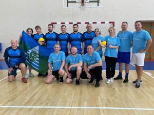 Команда Вороновского поселения приняла участие в соревнованиях по волейболу