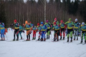 Спортсмены из Вороновского стали победителями чемпионата по лыжным гонкам