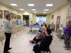 Выставку изобразительного искусства открыли в Центре реабилитации «Ясенки»