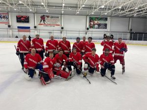 Хоккеисты из Вороновского готовятся к очередной игре в рамках ЮХЛ