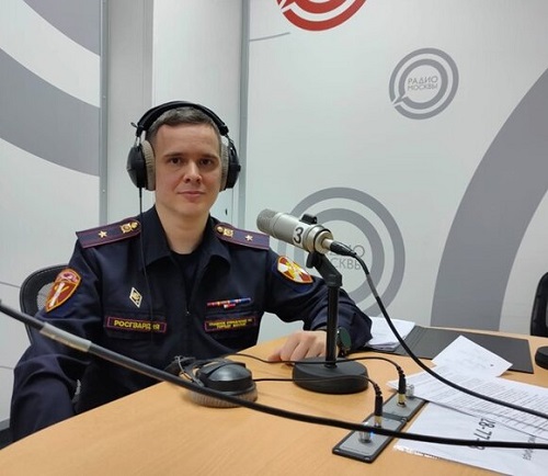 В день образования подразделений государственного контроля и лицензионно-разрешительной работы офицер Росгвардии выступил на «Радио Москвы»