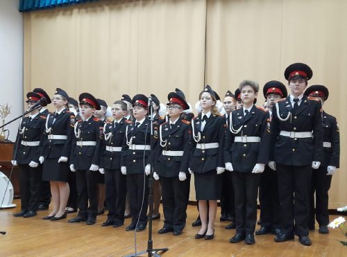 Коллектив кадетов выступили в Центре «Ясенки»