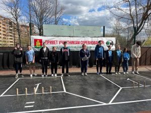 Вороновские спортсмены приняли участие в соревнованиях по городошному спорту
