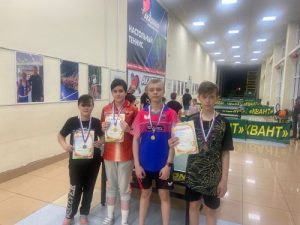 Воспитанники СК «Вороново» заняли призовые места на турнире по настольному теннису
