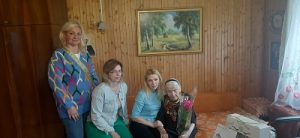 Жительницу поселения Вороновское поздравили с юбилеем