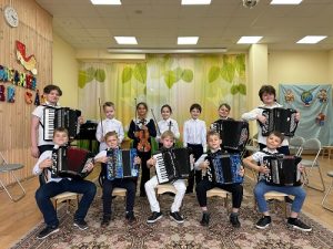 Музыканты Вороновской ДШИ выступили в дошкольном учреждении «Василек»