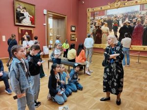 Ученики Вороновской ДШИ посетили Третьяковскую галерею