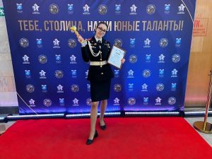 Активистка Молодежной палаты Вороновского выступила на фестивале- конкурсе «Тебе, столица, наши юные таланты!»