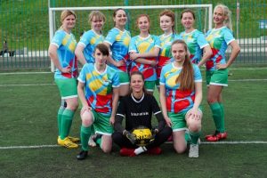 Спортсменки из Вороновского сыграли в пятом туре Первенства ТиНАО по футболу среди женских команд