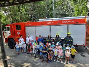 Урок по пожарной безопасности прошел в детском саду «Родничок»