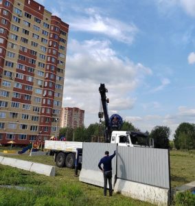 В Вороновском стартовали подготовительные работы по обустройству строительной площадки дома по программе реновации