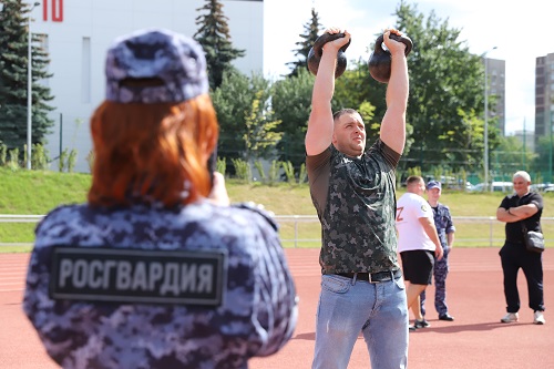 В московском управлении вневедомственной охраны Росгвардии прошёл спортивный праздник