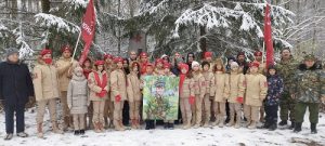 Представители Вороновского поселения приняли участие в мероприятие по закрытию «Вахты Памяти-2023»