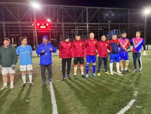 Молодые парламентарии приняли участие в матче по футболу
