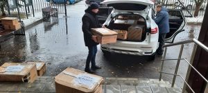 В Вороновском собрали гуманитарную помощь мобилизованным