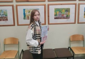Ученица школы №2073 стала победительницей в творческом конкурсе