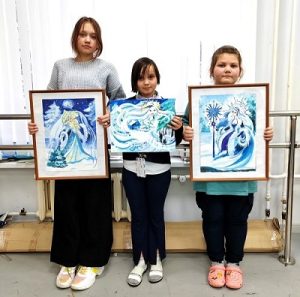 Ученики Вороновской ДШИ стали победителями в конкурсе детских творческих работ «Чародейка-Зима!»
