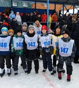 Воспитанники СК «Вороново» приняли участие в соревнованиях по конькобежному спорту