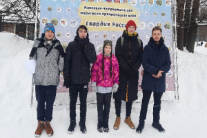 Ученики школы №2073 приняли участие в игре «Гвардия России»