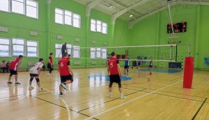 В СК «Вороново» прошли соревнования по волейболу