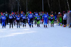 Вороновцы приняли участие в лыжной гонке в Троицке