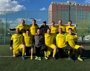 Команда Вороновских футболистов приняла участие в мужской секции Десеновской футбольной лиги