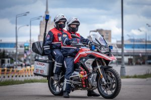 Мотогруппы спасателей приступили к патрулированию в Москве
