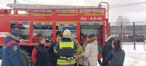 В СК «Вороново» прошел мастер-класс по пожарной безопасности